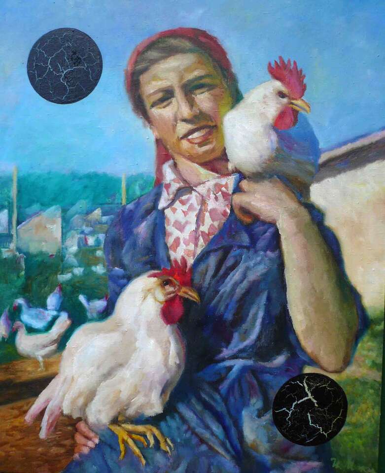 Igor Makarevich. Artwork Poultry-maid