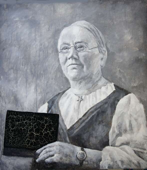 Игорь Макаревич, Елена Елагина. Портрет писательницы (вариант 1)