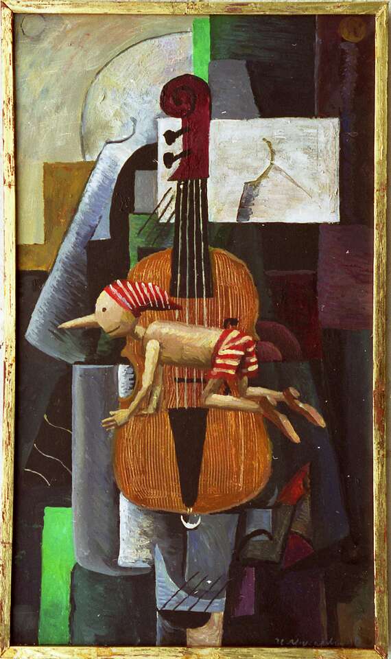 Igor Makarevich. Artwork Buratino and a Violin