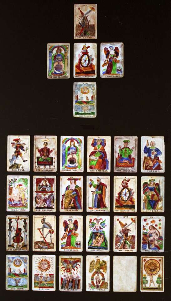 Igor Makarevich. Artwork General view of the Major Arcana of the Marseille Tarot