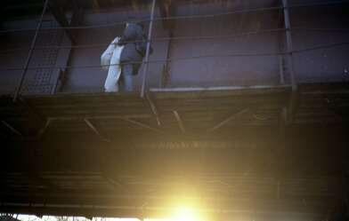 Collective action To M. Ryklin. Lifting. (The Slogan-96), 1989. Photo: Igor Makarevich. Photo - 3