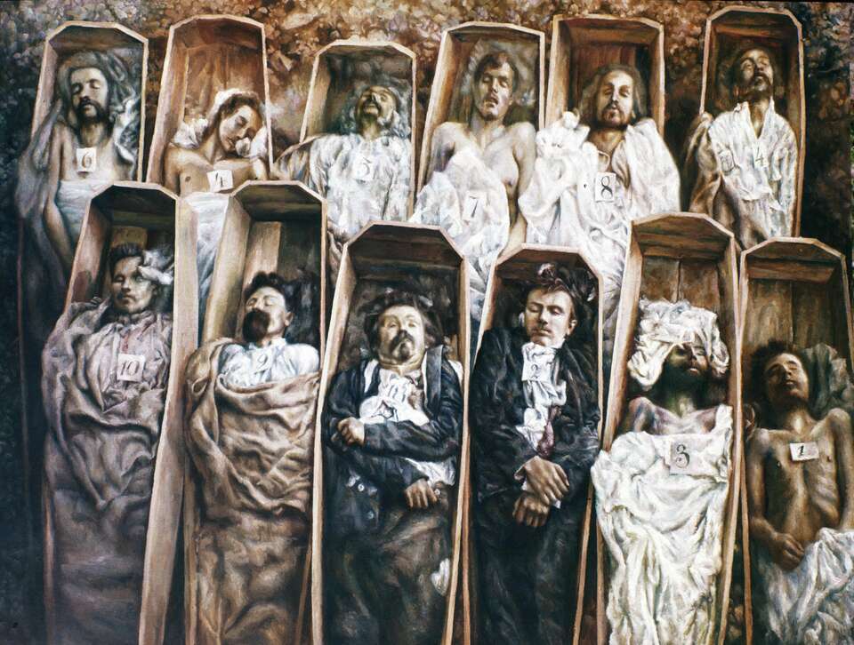 Igor Makarevich. Artwork The Communard Corpses