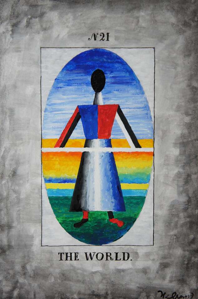 Igor Makarevich. Artwork Tarot Malevich - 22