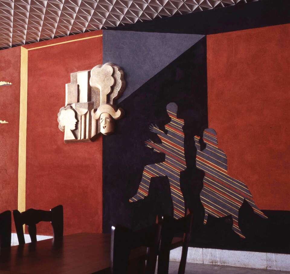 Igor Makarevich. Artwork Lobby Decoration of the &quot;Satirikon&quot; Theater - 3