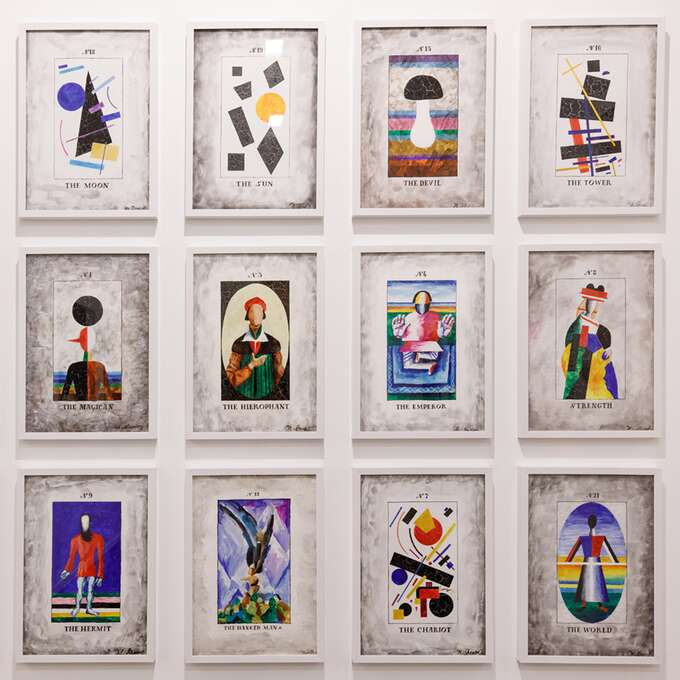 Igor Makarevich. Серия Tarot Malevich, 2020