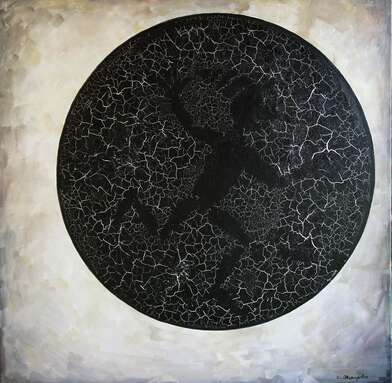 Выставка Обратный отсчет. Работа Космический круг Буратино