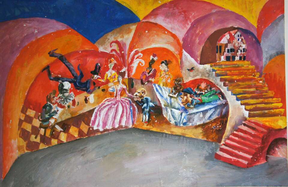 Igor Makarevich. Artwork Sketch for the TV play &quot;Hoffmann&#039;s Tales&quot;