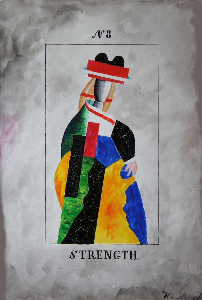 Igor Makarevich. Artwork Tarot Malevich - 9