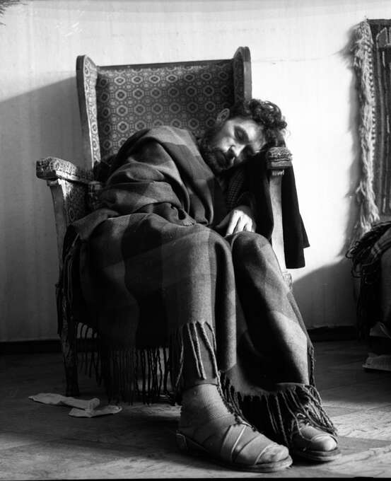 Игорь Макаревич. Фото для обложки сборника текстов Геннадия Айги «Сон и поэзия»