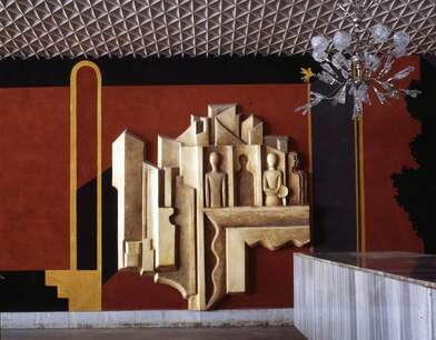 Igor Makarevich. Artwork Lobby Decoration of the &quot;Satirikon&quot; Theater