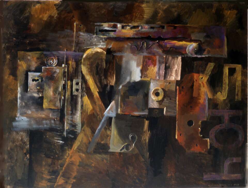 Igor Makarevich. Artwork Composition with locks