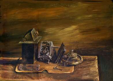 Igor Makarevich. Artwork Still life with stove dampers