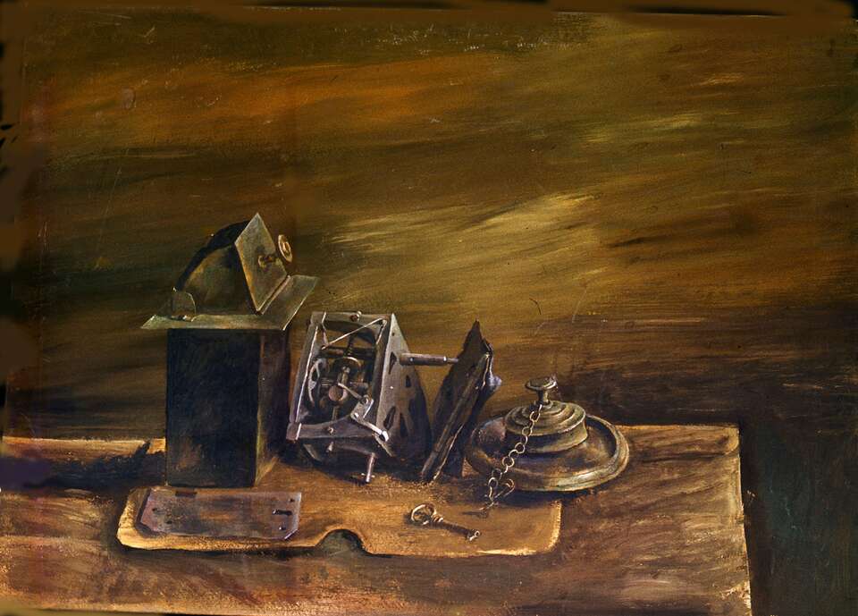 Igor Makarevich. Artwork Still life with stove dampers