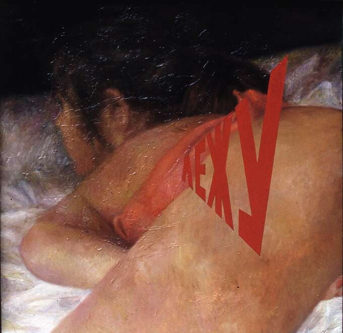 Игорь Макаревич. Правая фланговая часть композиции портрета Эрика Булатова