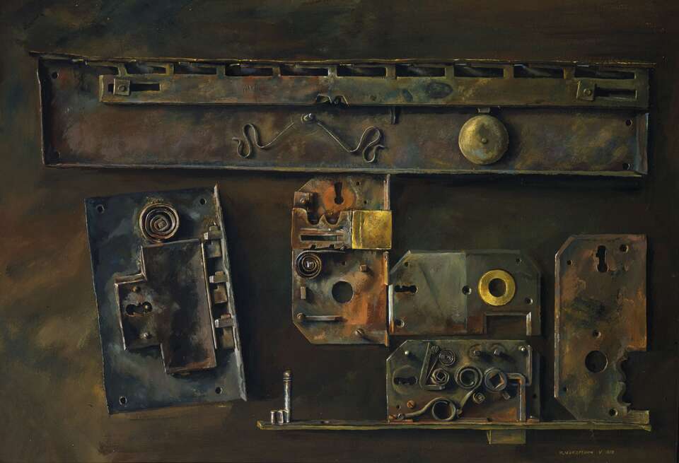 Igor Makarevich. Artwork Four locks