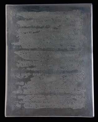 Igor Makarevich. Artwork Letters of Oblivion (plates)