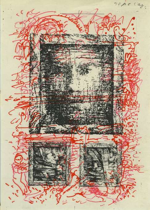 Игорь Макаревич. Иллюстрация к сборнику эссе Виктора Ерофеева «В лабиринте проклятых вопросов»