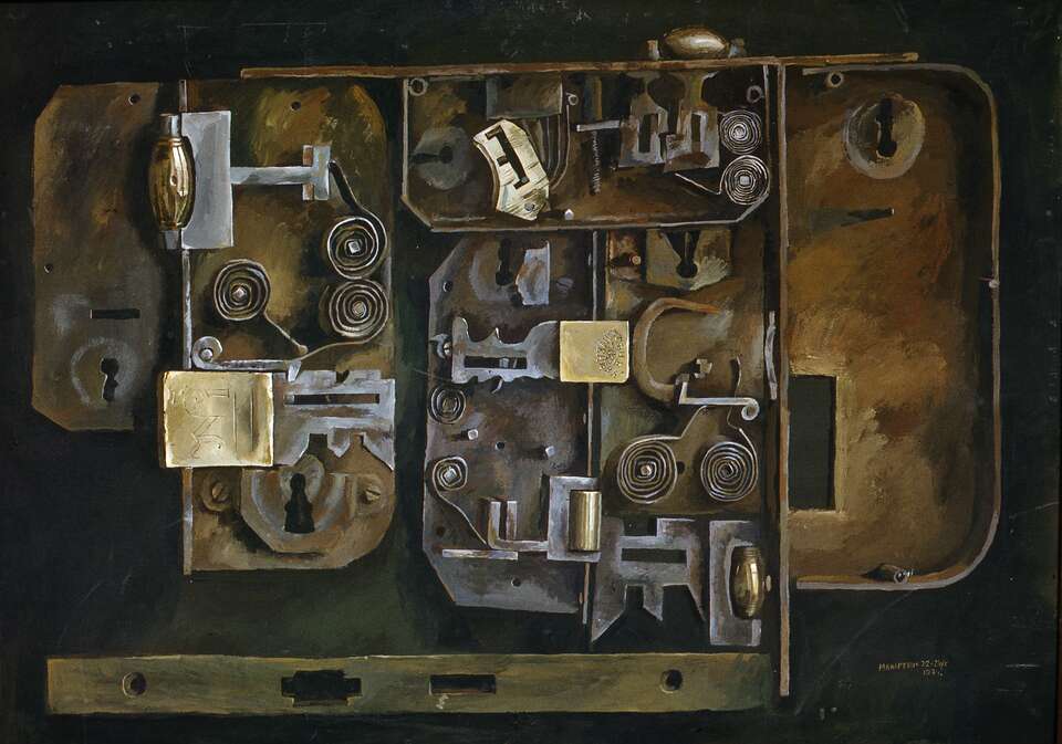 Igor Makarevich. Artwork Composition with Locks