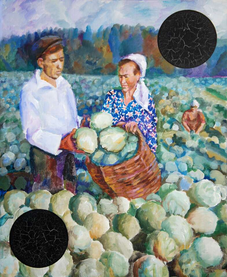 Igor Makarevich. Artwork Cabbage Harvest