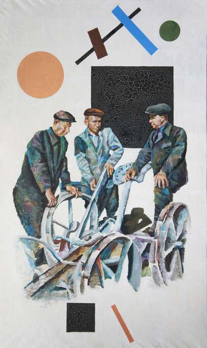 Игорь Макаревич. Композиция с плугом