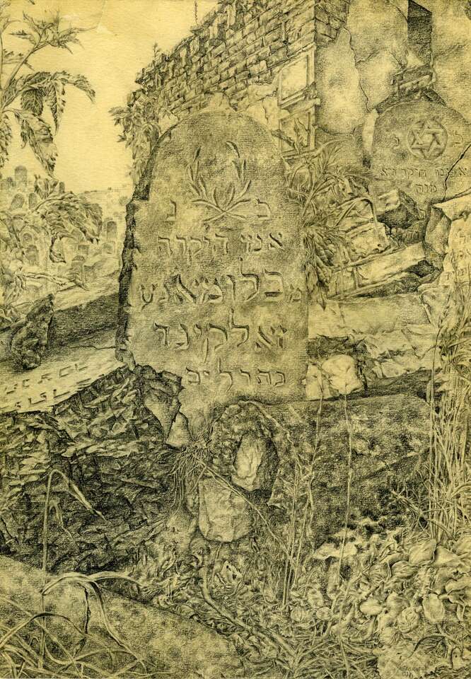 Igor Makarevich. Artwork Jewish cemetery